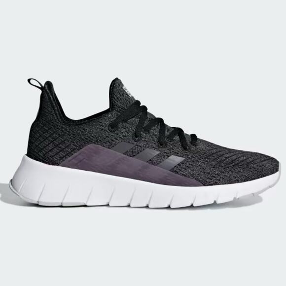 Adidas Asweego Women's Running Shoes Size 7.5 Core Black / Grey Six / Grey Two - Picture 1 of 6